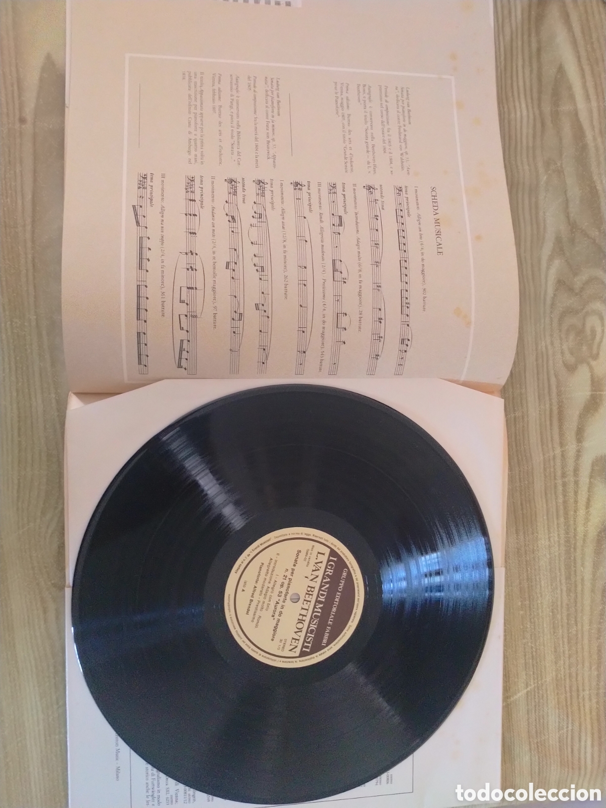 Discos de vinilo: Vinilo Beethoven Sonate per pianoforte - Foto 5
