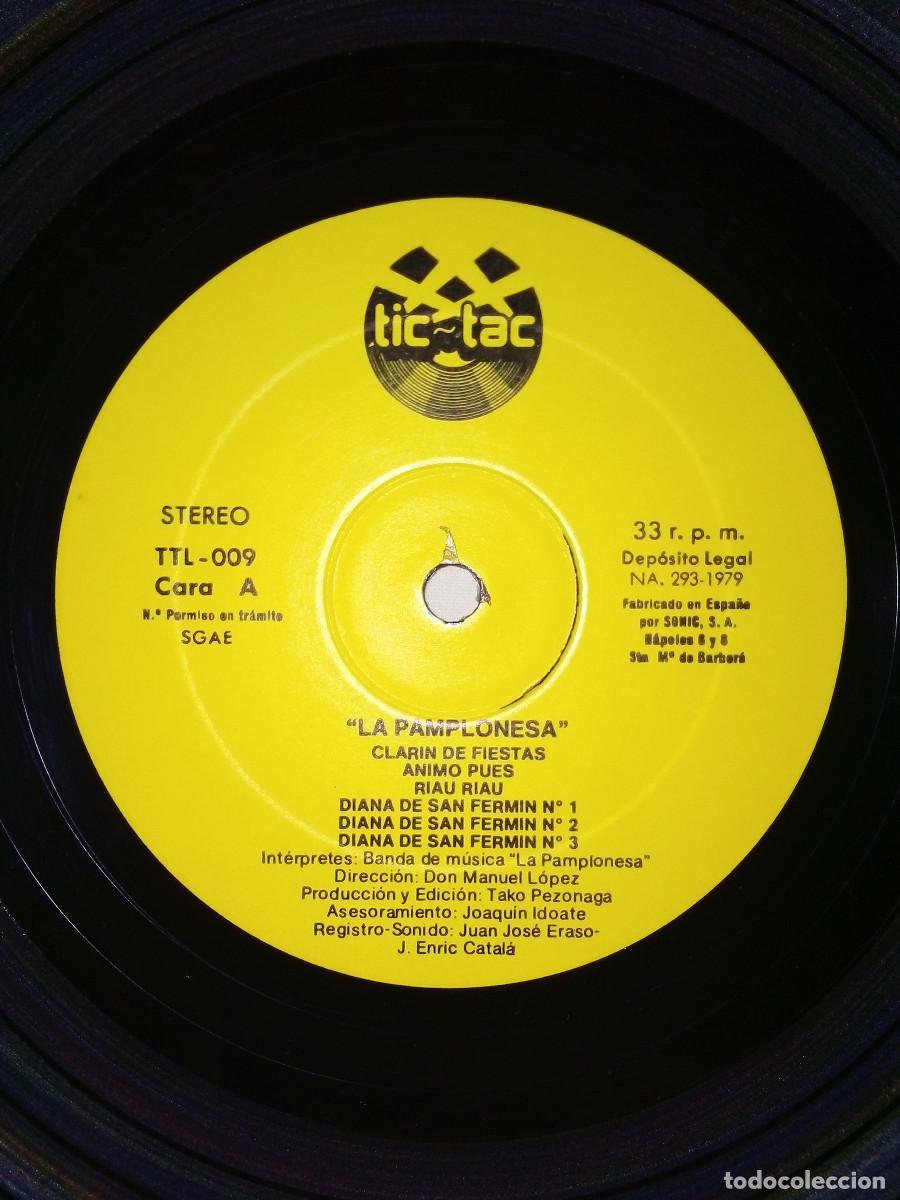 Discos de vinilo: LA PAMPLONESA - LP ESPA&Ntilde;A 1979 - Foto 4