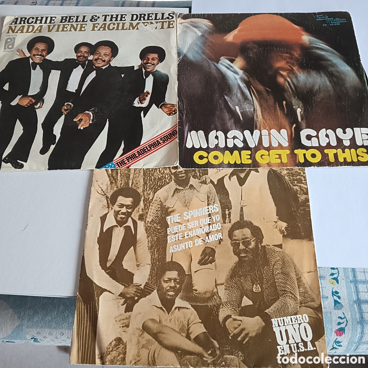Discos de vinilo: THE SPINNERS LOTE DE 3 SINGLE - Foto 1
