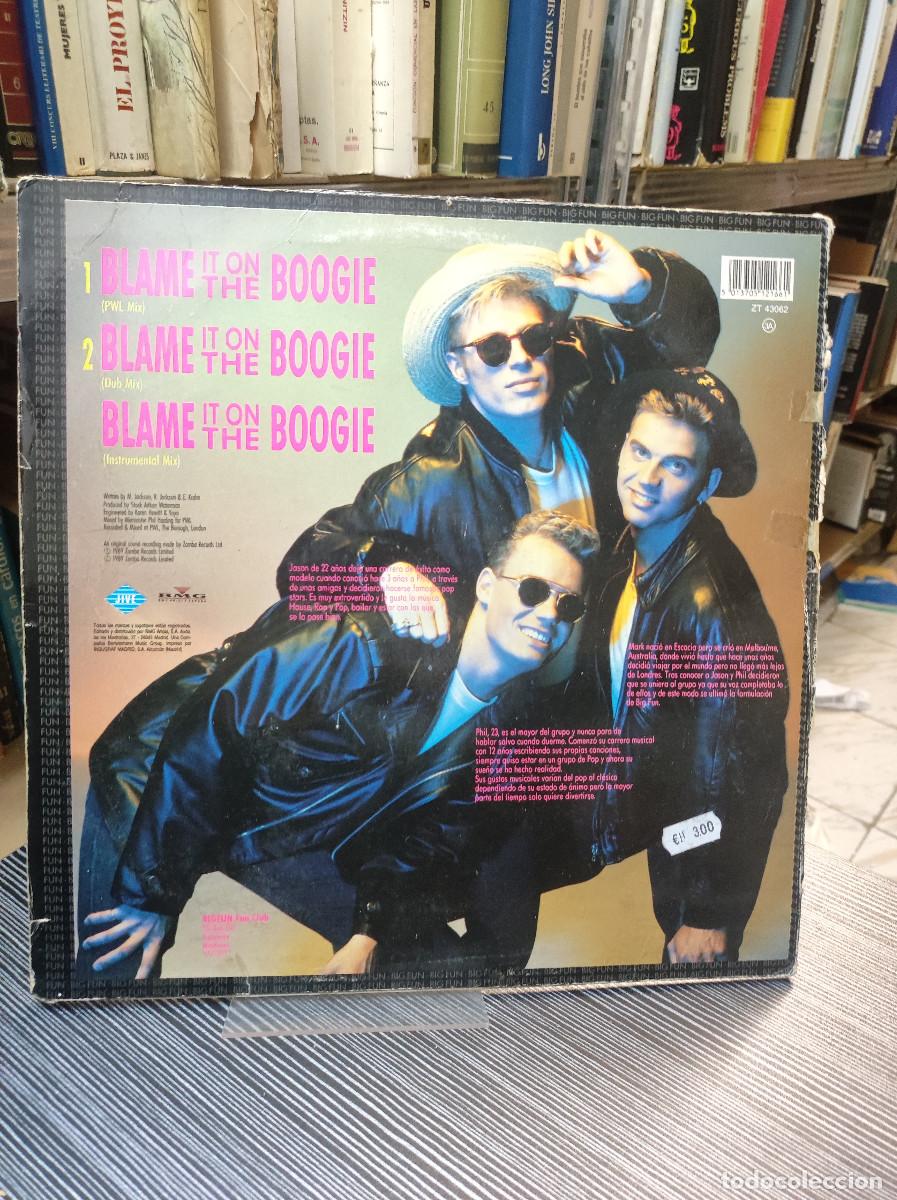 Discos de vinilo: Big Fun &ndash; Blame It On The Boogie - Foto 2