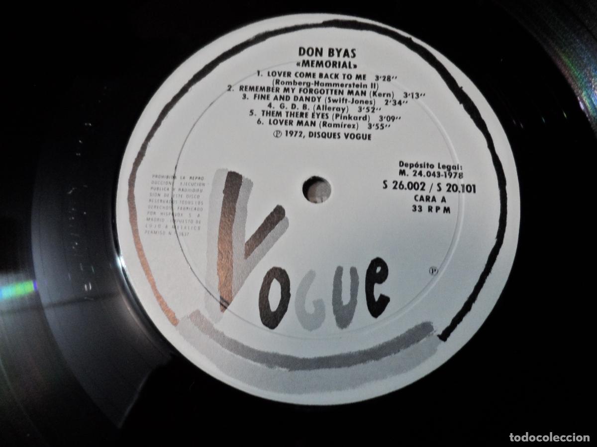 Discos de vinilo: DON BYAS - MEMORIAL (SPAIN 1978) (2 LPS) - Foto 5