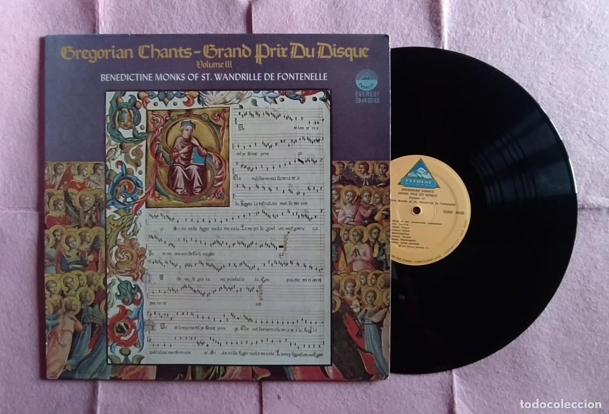 Disques de vinyle: LP BENEDICTINE MONKS OF St. WANDRILLE DE FONTENELLE - Grand Prix Du Disque (Vol. III) (EX/EX)