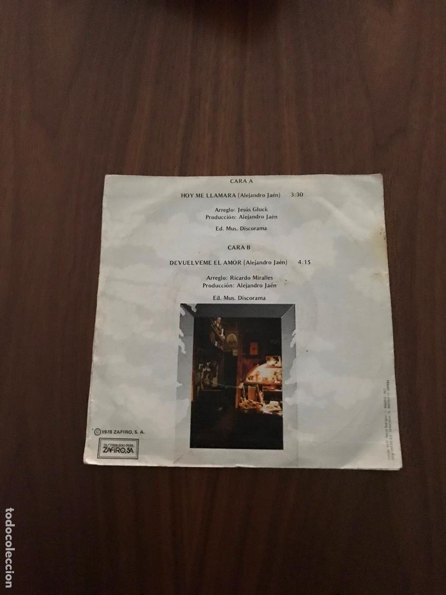Discos de vinilo: SINGLE JUAN BAU , DEVUELVEME EL AMOR , NOVOLA - Foto 2