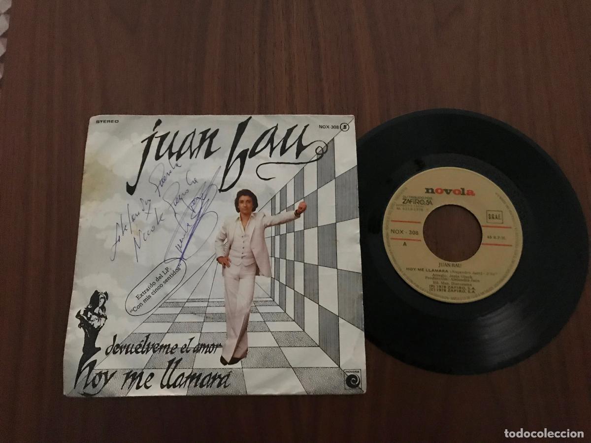 Discos de vinilo: SINGLE JUAN BAU , DEVUELVEME EL AMOR , NOVOLA - Foto 1