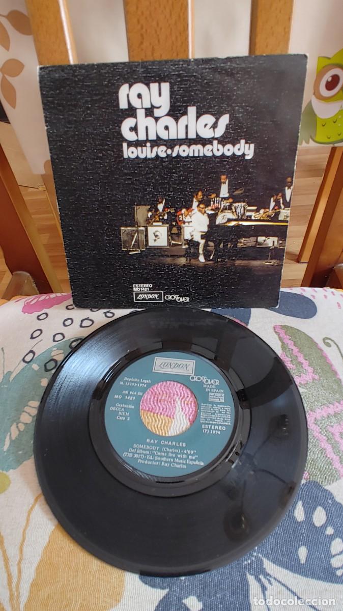 Discos de vinilo: RAY CHARLES-SINGLE LOUISE - Foto 1