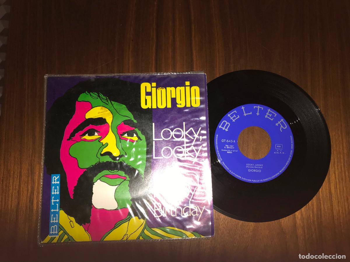 Discos de vinilo: SINGLE GIORGIO , LOOKY , LOOLY , BELTER - Foto 1