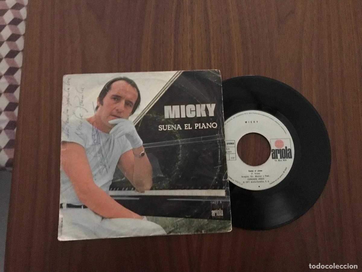 Discos de vinilo: SINGLE MICKY , SUENA EL PIANO , ARIOLA - Foto 1