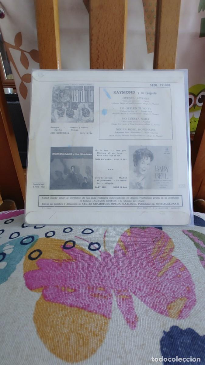 Discos de vinilo: RAYMOND-EP JOVENES JOVENES +3 - Foto 2