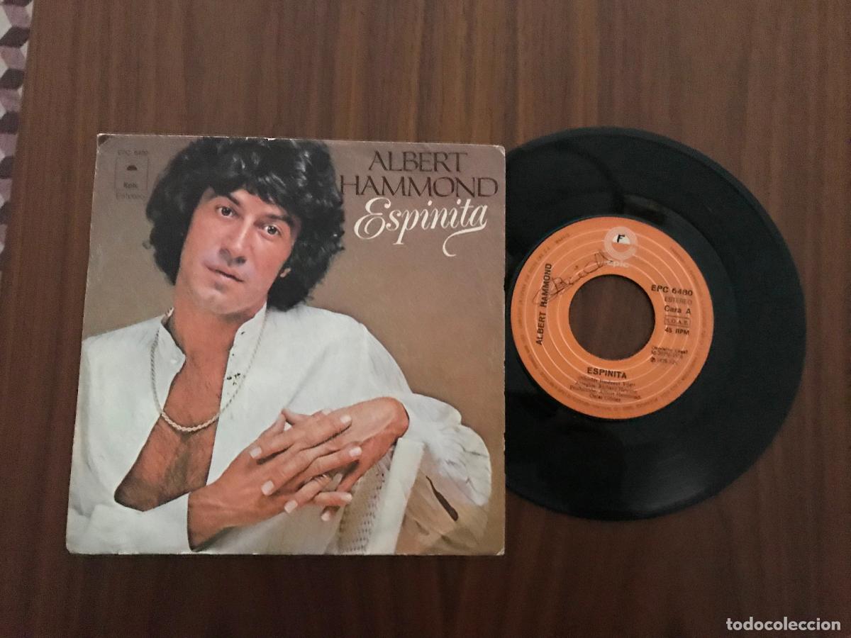 Discos de vinilo: SINGLE ALBERT HAMMOND , ESPINITA , EPIC - Foto 1