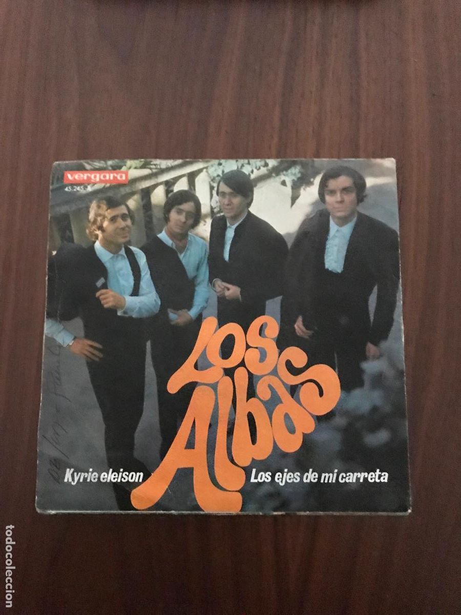 Discos de vinilo: SINGLE LOS ALBAS , KYRIE ELEISON , VERGARA - Foto 1