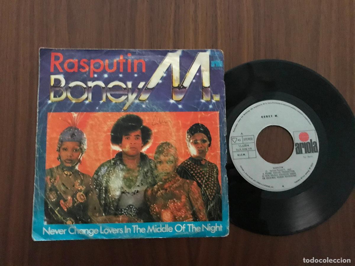 Discos de vinilo: SINGLE BONEY M , RASPUTIN , ARIOLA - Foto 1