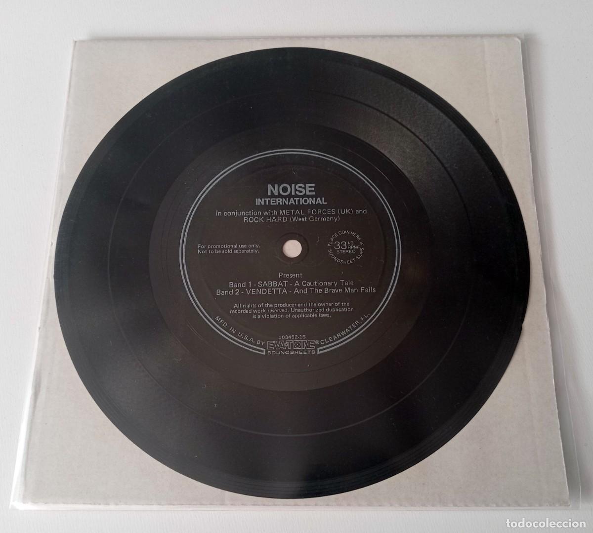 Discos de vinilo: SINGLE FLEXIDISC SABBAT - VENDETTA SPLIT - Foto 1