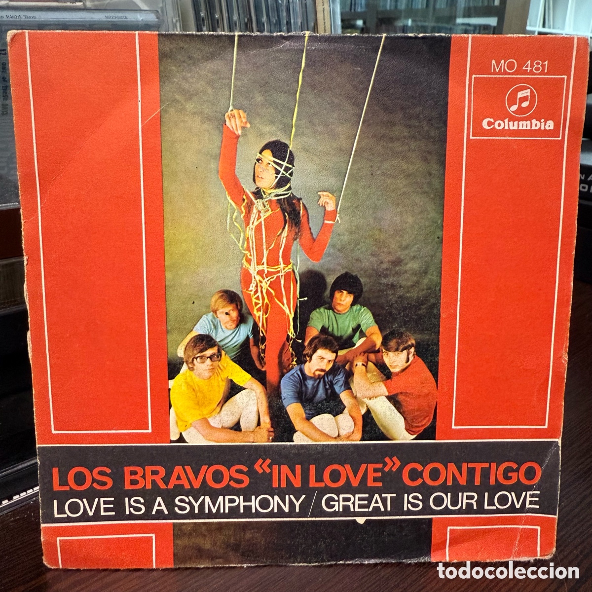 Discos de vinilo: Los Bravos - &rdquo;In Love&rdquo; Contigo (7&rdquo;) - Foto 1