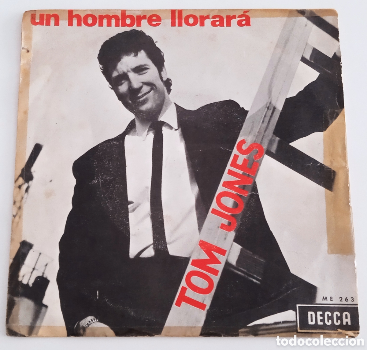 Discos de vinilo: TOM JONES - To make a big man cry (1966) single - Foto 1