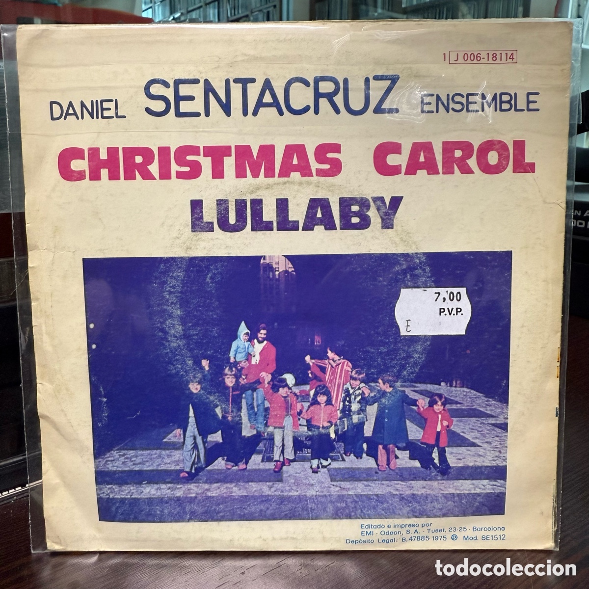 Discos de vinilo: Daniel Sentacruz Ensemble - Christmas Carol (7&rdquo;) - Foto 2
