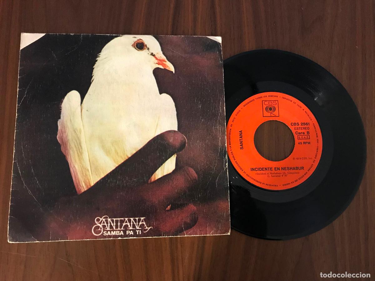 Discos de vinilo: SINGLE SANTANA , SAMBA PA TI , CBS - Foto 1