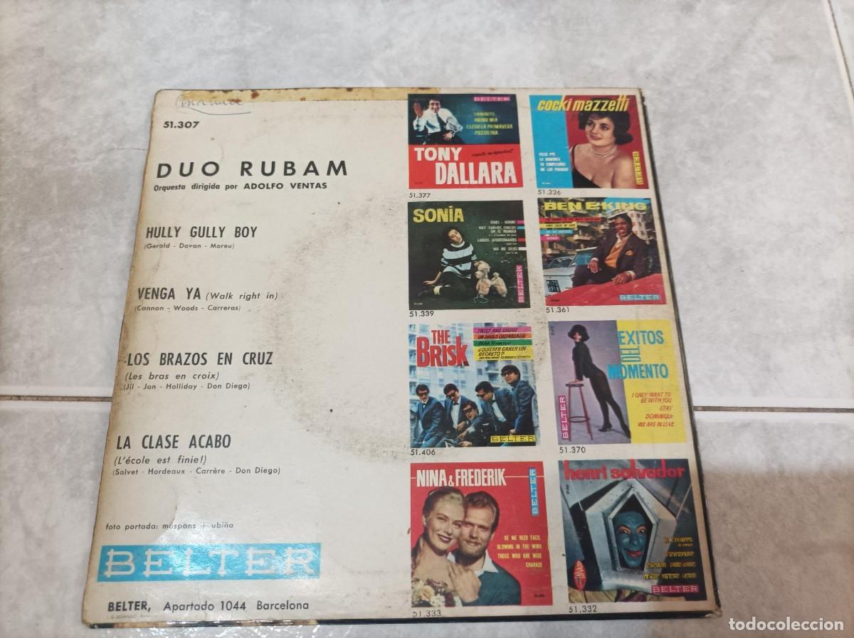 Discos de vinilo: Duo Rubam ep -1963-Espa&ntilde;a - Foto 2