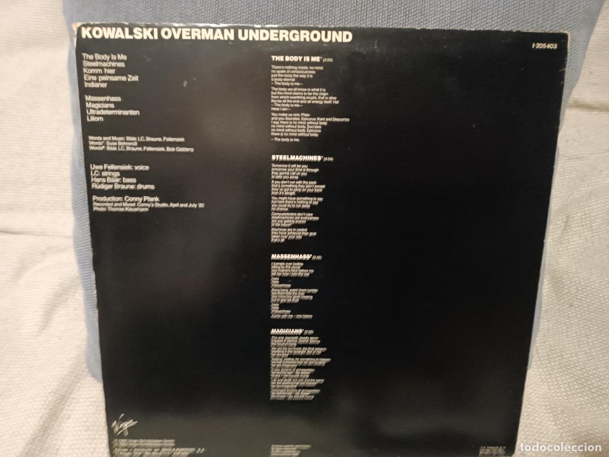 Discos de vinilo: Kowalski Overman Underground - Foto 2