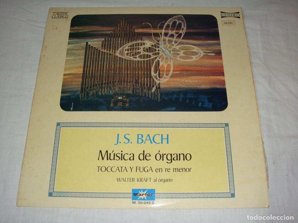 Discos de vinil: Musica de &oacute;rgano. J.S.Basch