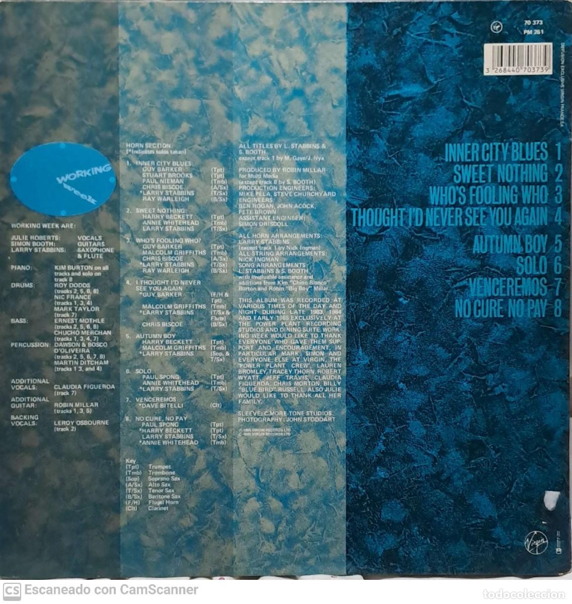 Discos de vinilo: Working Week &lrm;&ndash; Working Nights - Foto 3