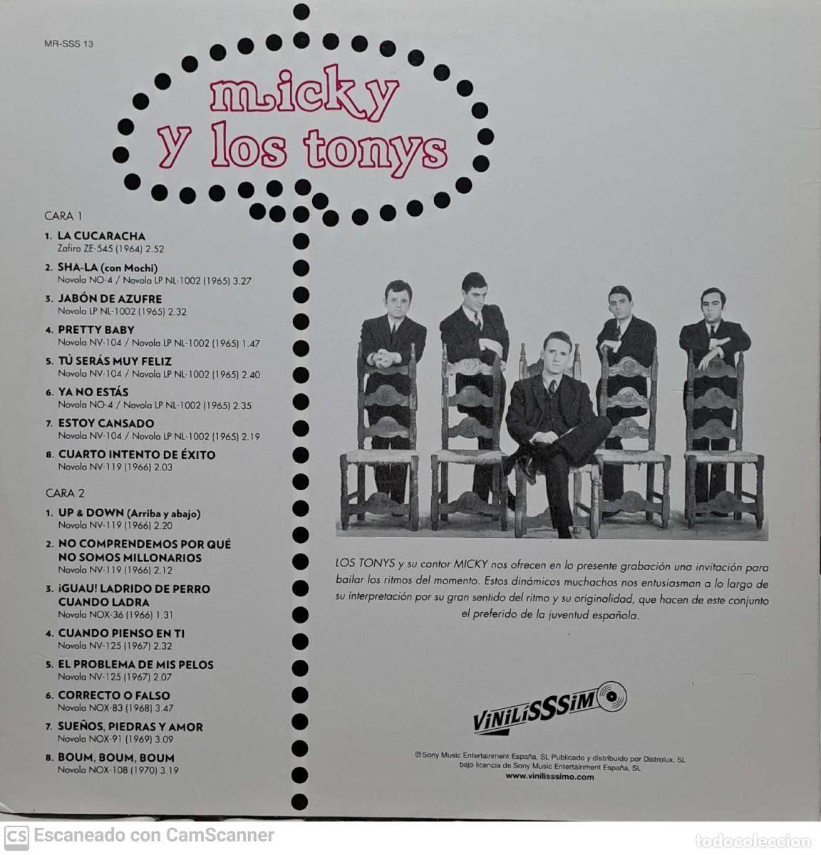 Discos de vinilo: Micky Y Los Tonys &lrm;&ndash; Micky Y Los Tonys - Foto 2