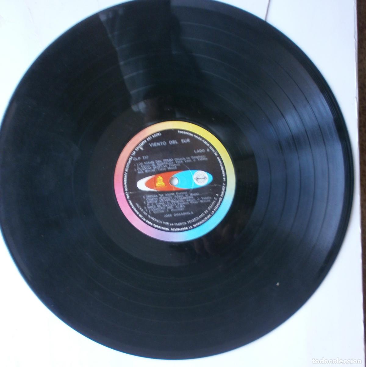 Discos de vinilo: JOS&Eacute; GUARDIOLA. VIENTO DEL SUR - Foto 3