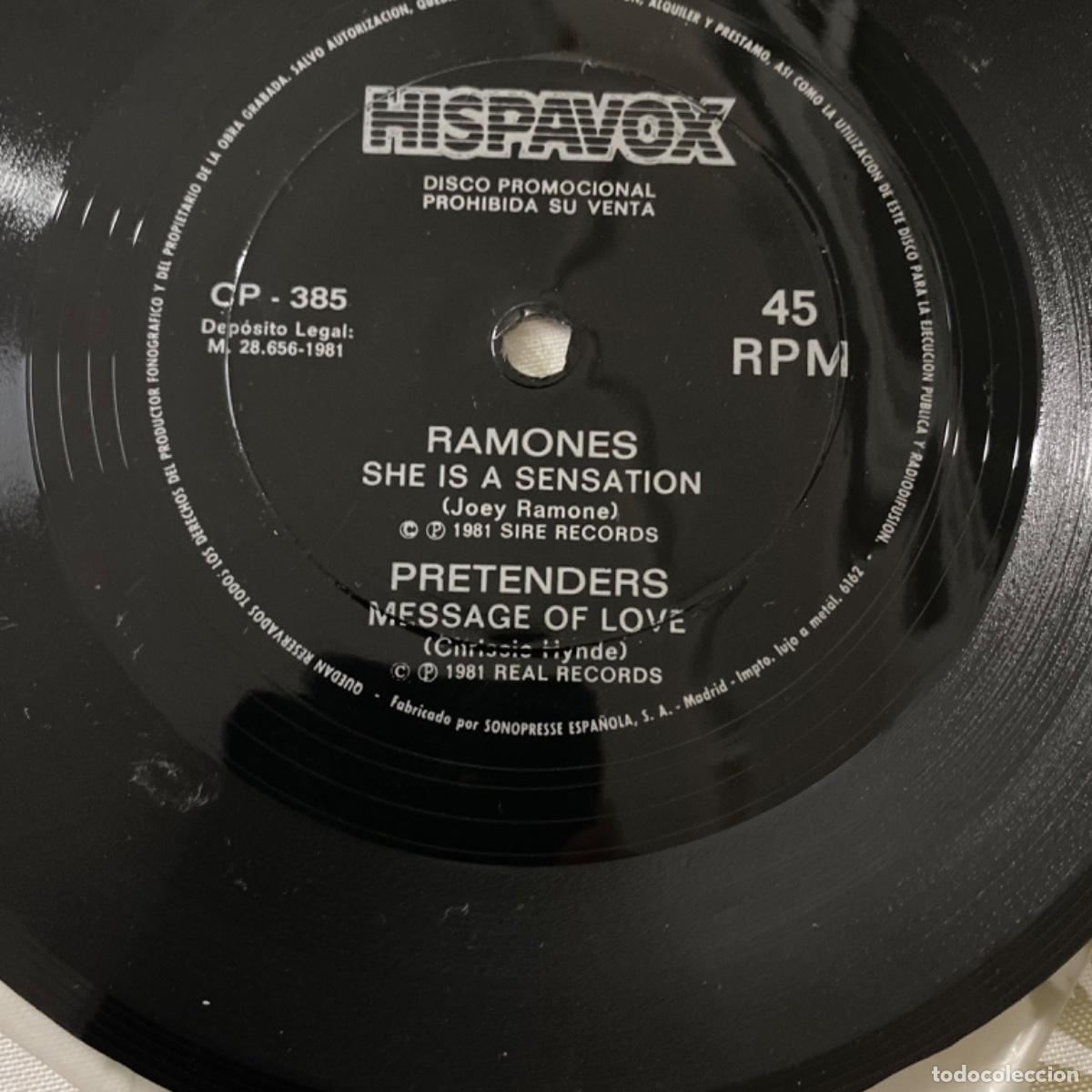 Discos de vinilo: FLEXIDISCO PRETENDERS RAMONES - Foto 1