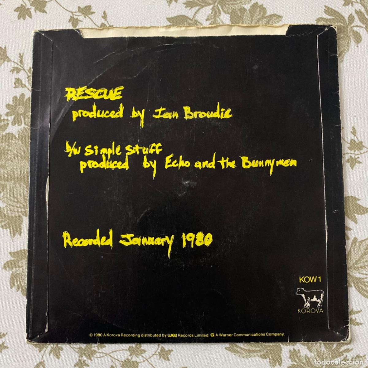 Discos de vinilo: ECHO AND THE BUNNYMEN RESCUE ME - Foto 2