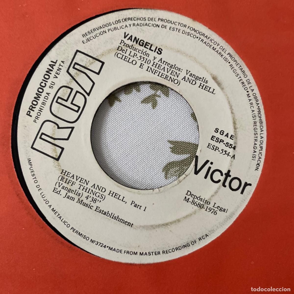 Discos de vinilo: VANGELIS HEAVEN AND HELL - Foto 1