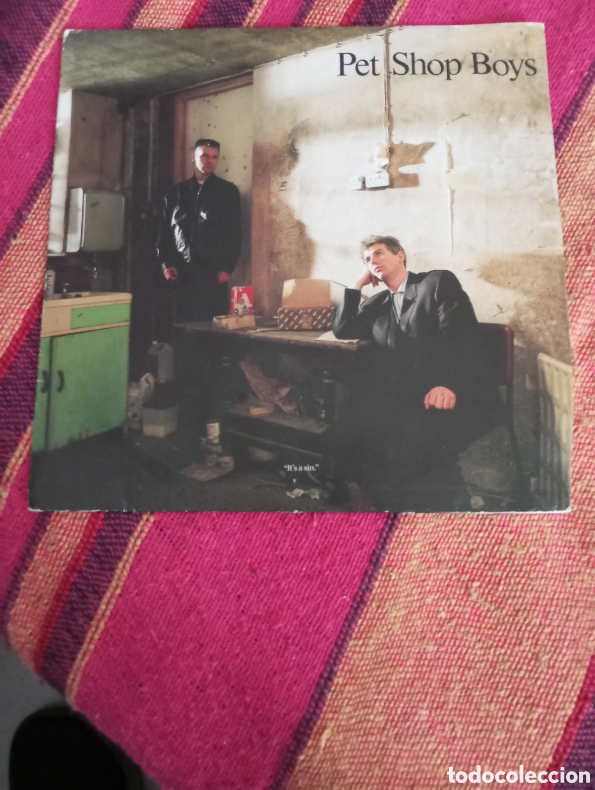 Discos de vinilo: Single pet shop boys its a sin - Foto 1