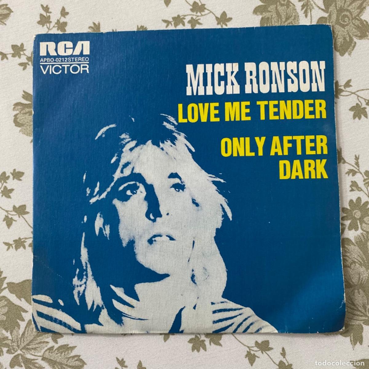 Discos de vinilo: MICK RONSON LOVE ME TENDER - Foto 1