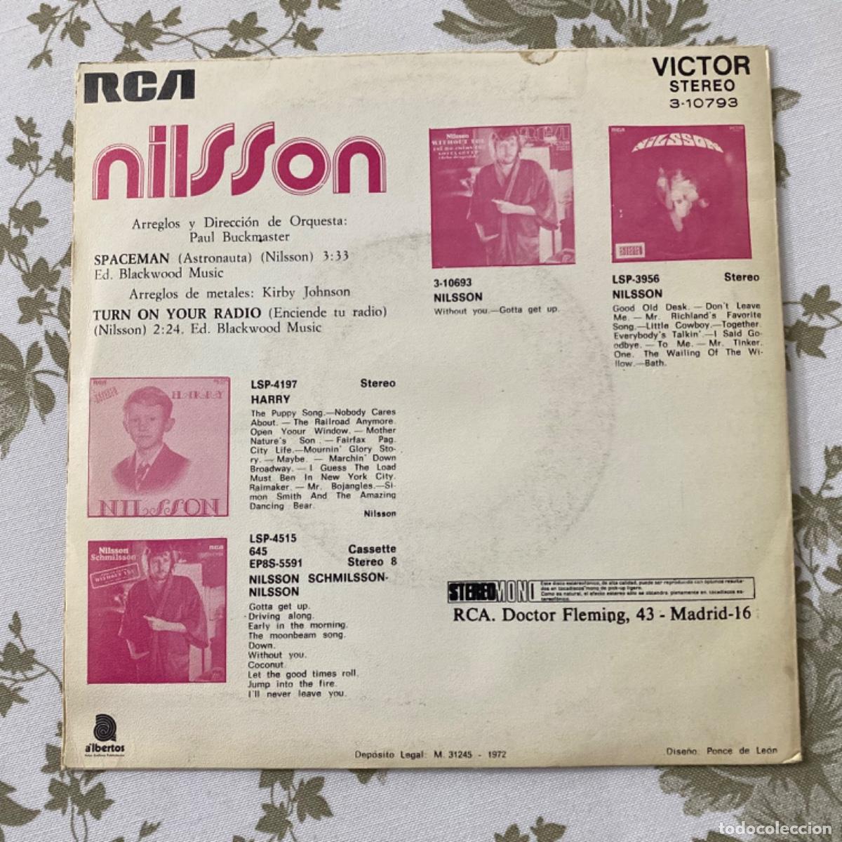Discos de vinilo: NILSSON SPACEMAN&hellip;&hellip;&hellip;&hellip;&hellip;. - Foto 2
