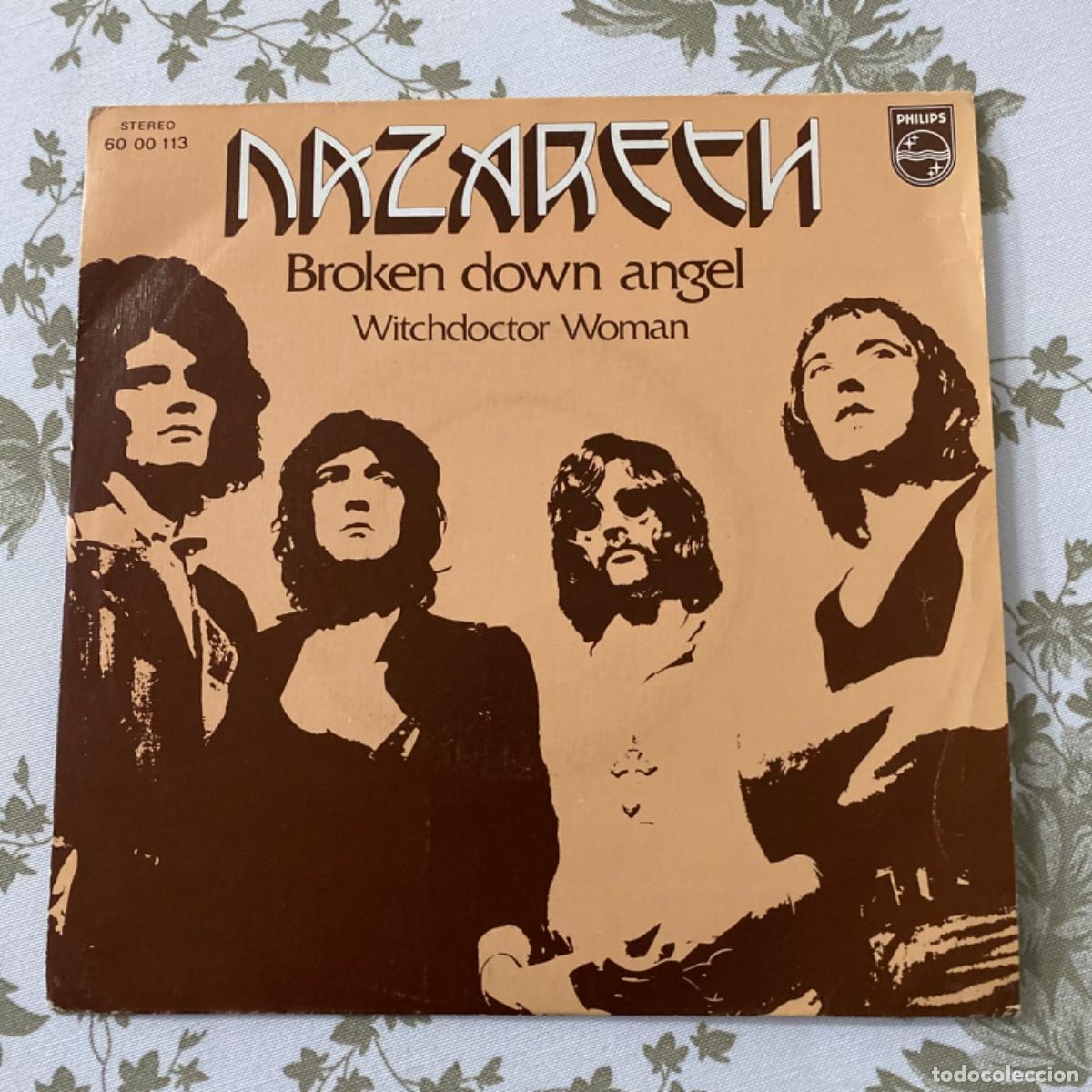 Discos de vinilo: NAZARETH BROKEN DOWN ANGEL - Foto 1