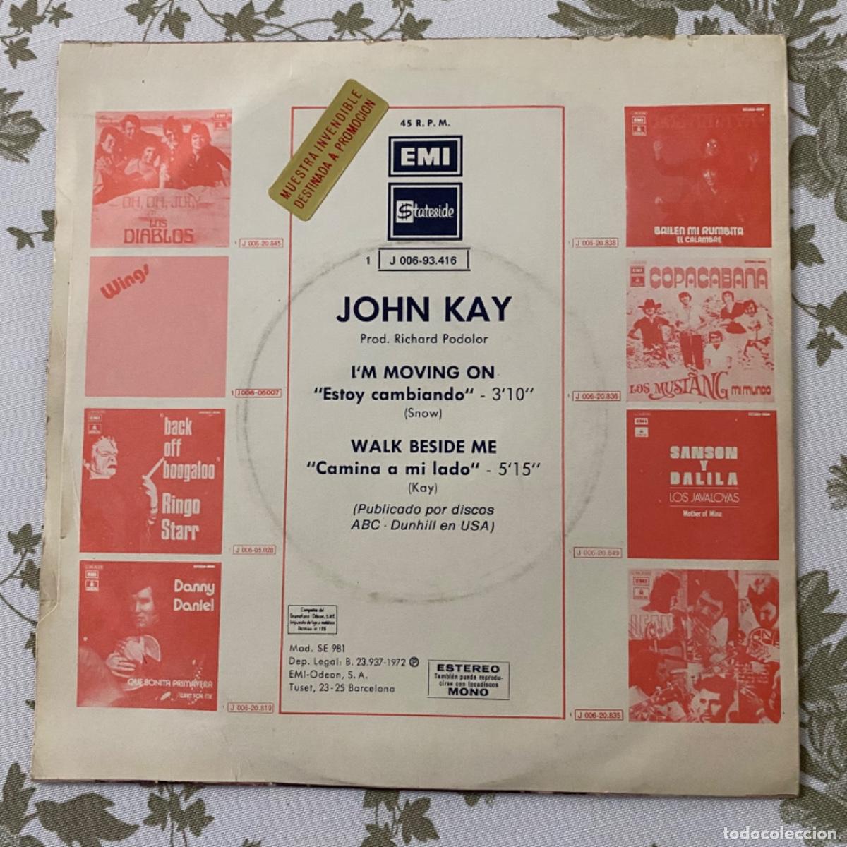 Discos de vinilo: JOHN KAY I&rsquo;M MOVIN&rsquo; ON - Foto 3