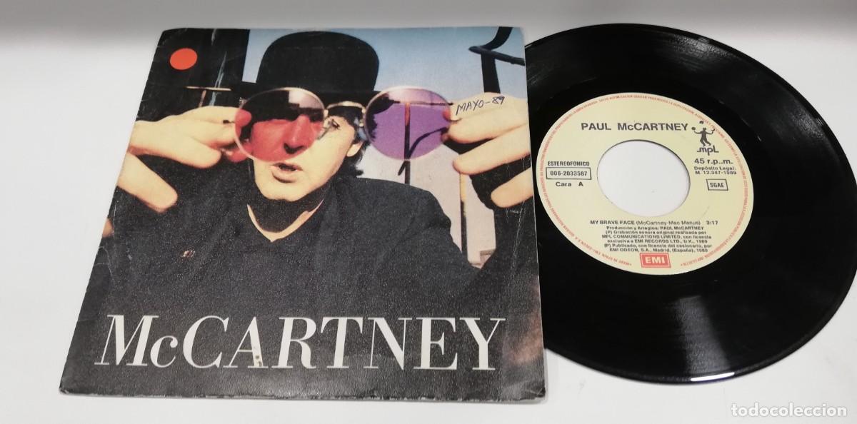 Discos de vinilo: SCO48-Paul McCartney - My Brave Face (7&rdquo;, Single) - Foto 1