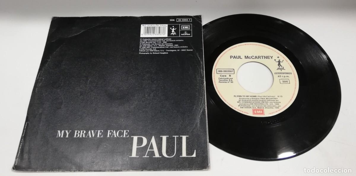 Discos de vinilo: SCO48-Paul McCartney - My Brave Face (7&rdquo;, Single) - Foto 2