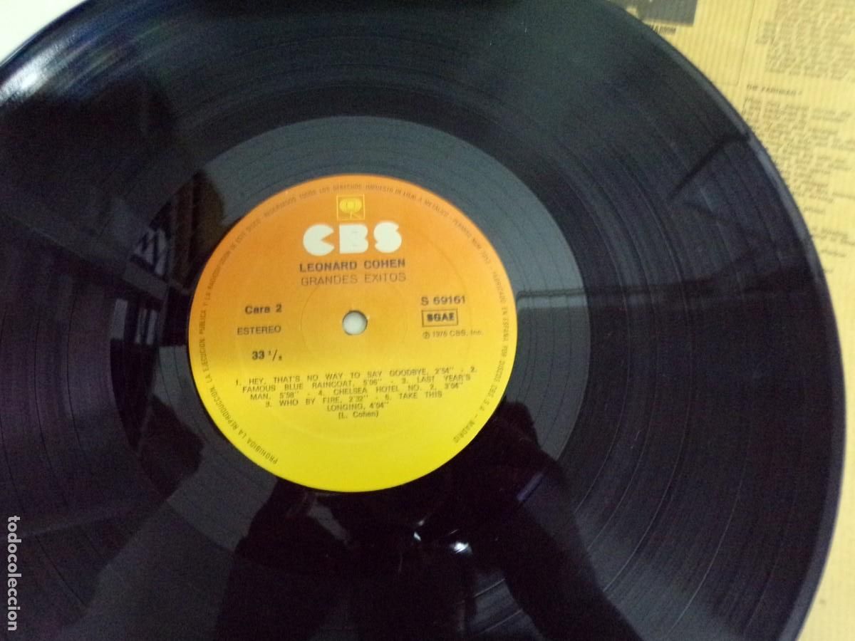 Discos de vinilo: ESTAMOS LIQUIDANDO. Leonard Cohen - Greatest Hits - Foto 3