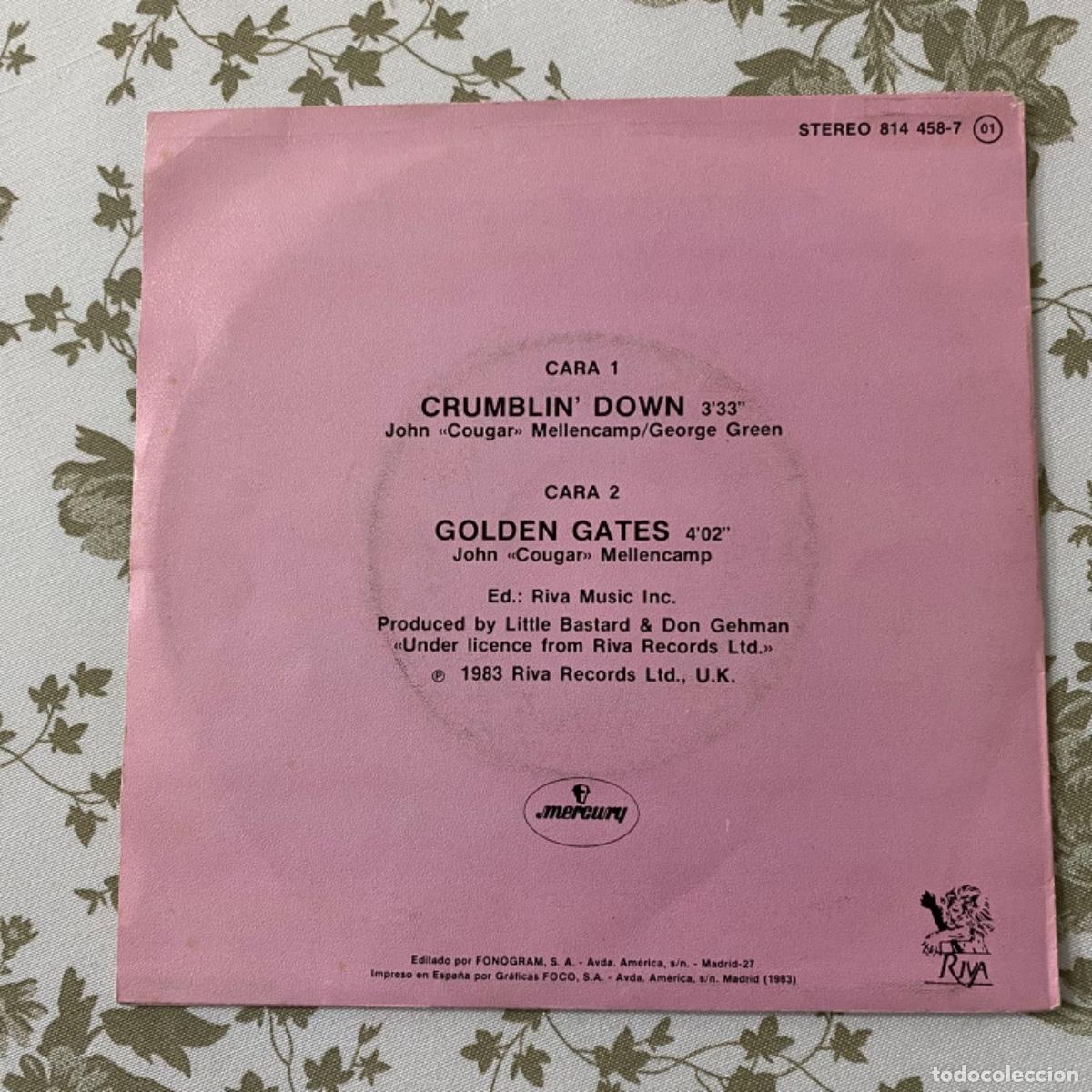 Discos de vinilo: JOHN COUGAR CRUMBLIN&rsquo; DOWN - Foto 2