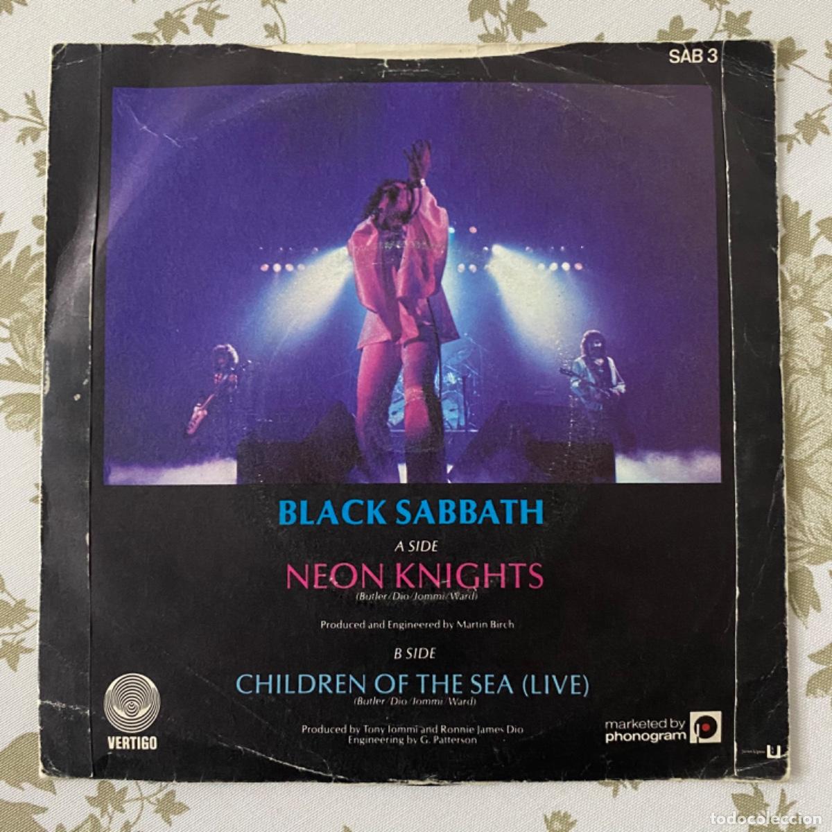 Discos de vinilo: BLACK SABBATH NEON KNIGHTS - Foto 2
