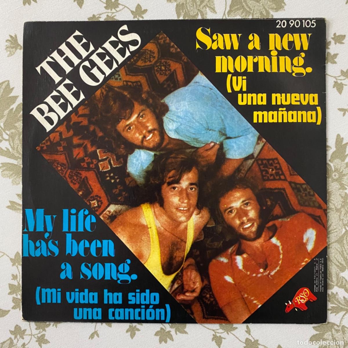 Discos de vinilo: BEE GEES SAW A NEW MORNING - Foto 3