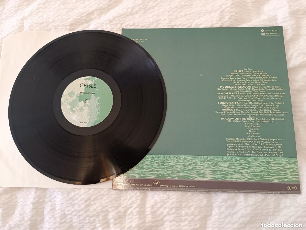 Discos de vinilo: MIKE OLDFIELD &ndash; CRISES LP 1983 WESTERN GERMANY - Foto 2