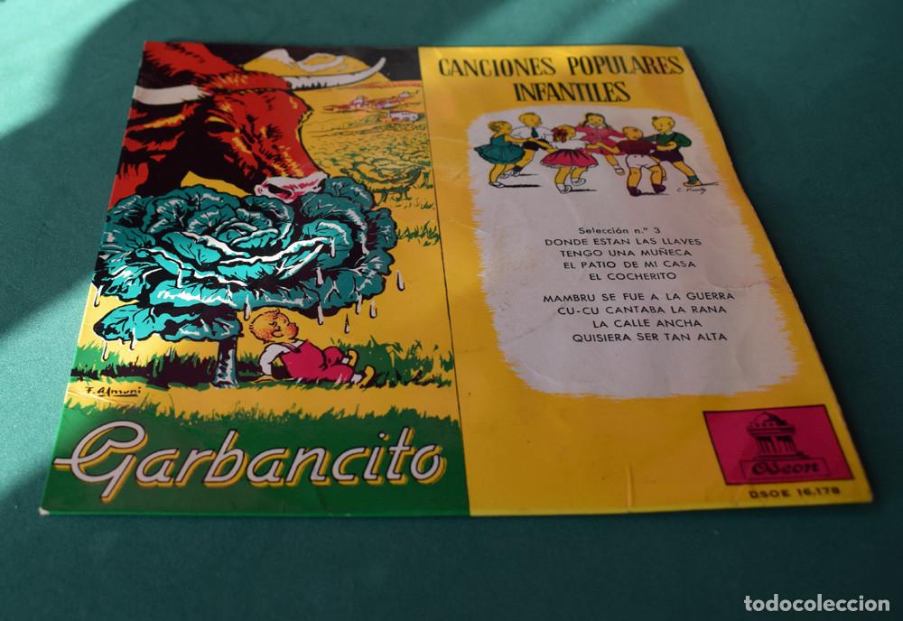 Discos de vinilo: GARBANCITO - SINGLE CUENTO - Foto 1