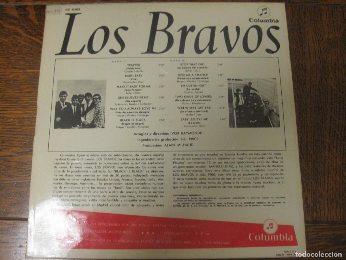 Discos de vinilo: LOS BRAVOS &rdquo;Los Bravos&rdquo; 1966 - Foto 2