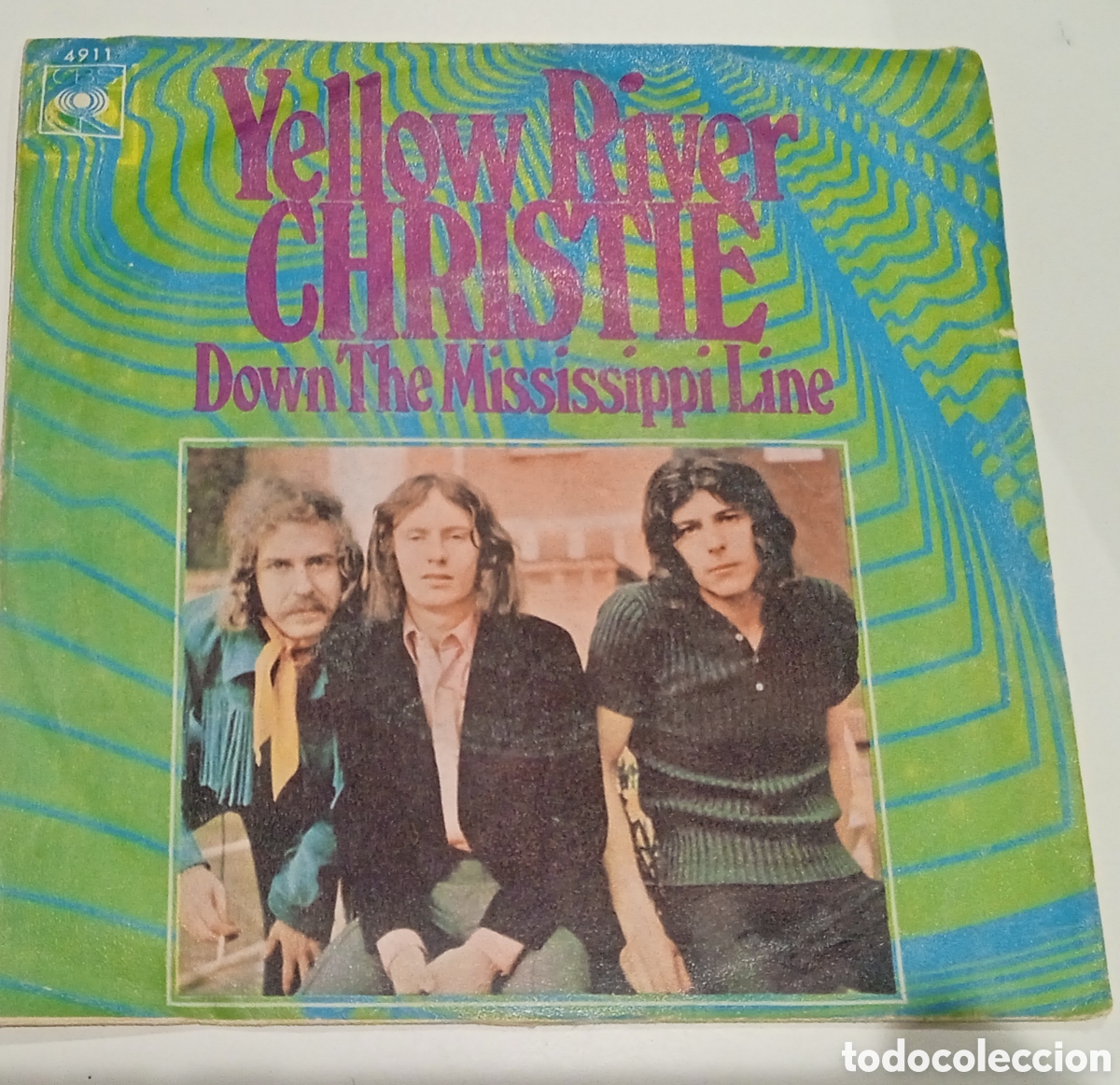 Discos de vinilo: CHRISTIE - Yellow river (1970) single - Foto 1