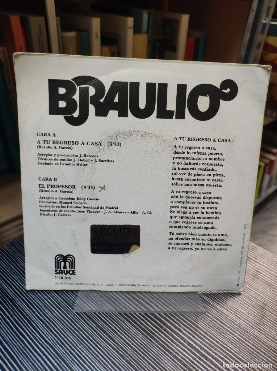 Discos de vinilo: Braulio &ndash; A Tu Regreso A Casa - Foto 2