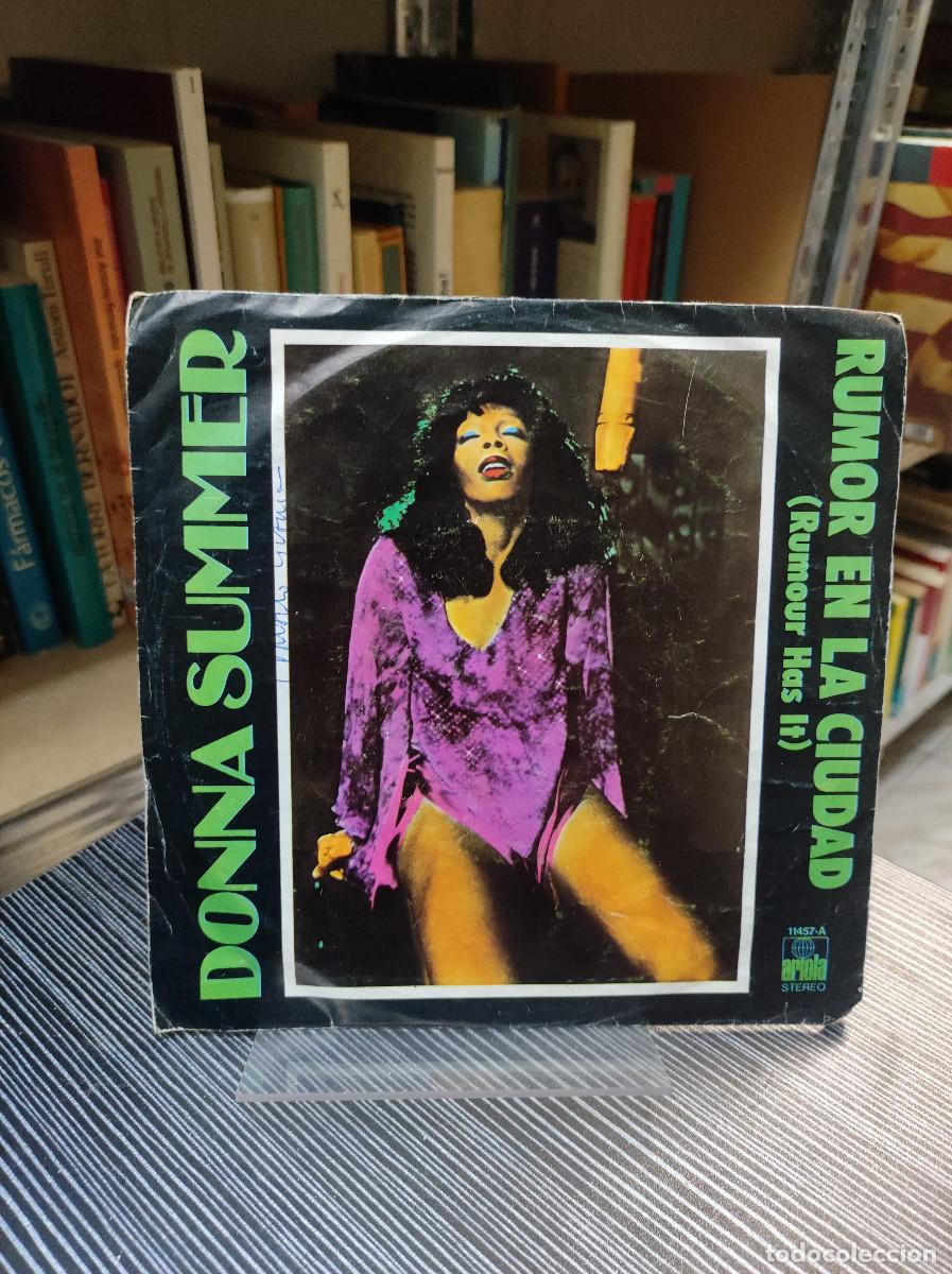 Discos de vinilo: Donna Summer &ndash; Rumor En La Ciudad = Rumour Has It - Foto 1