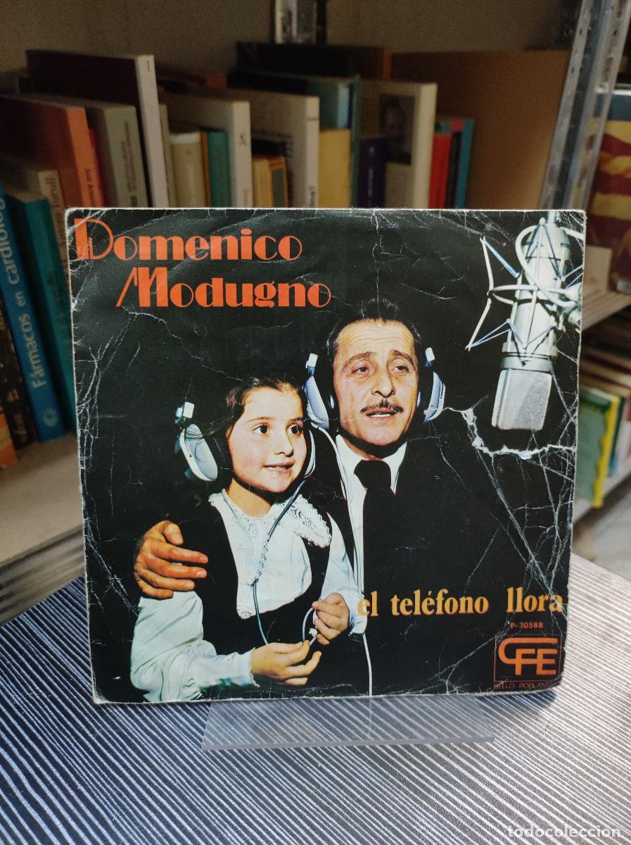 Discos de vinilo: Domenico Modugno &ndash; El Tel&eacute;fono Llora - Foto 1