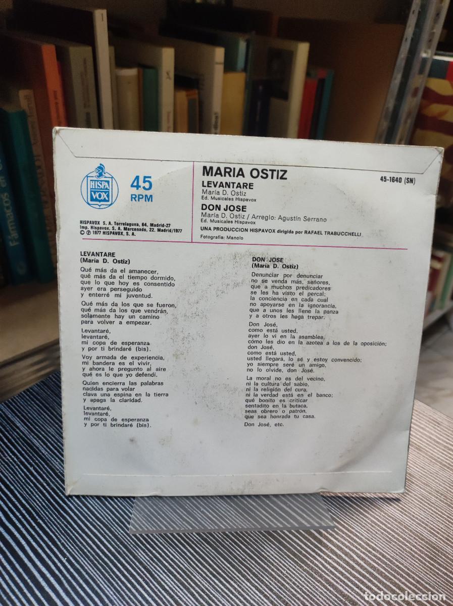 Discos de vinilo: Maria Ostiz &ndash; Levantar&eacute; - Foto 2