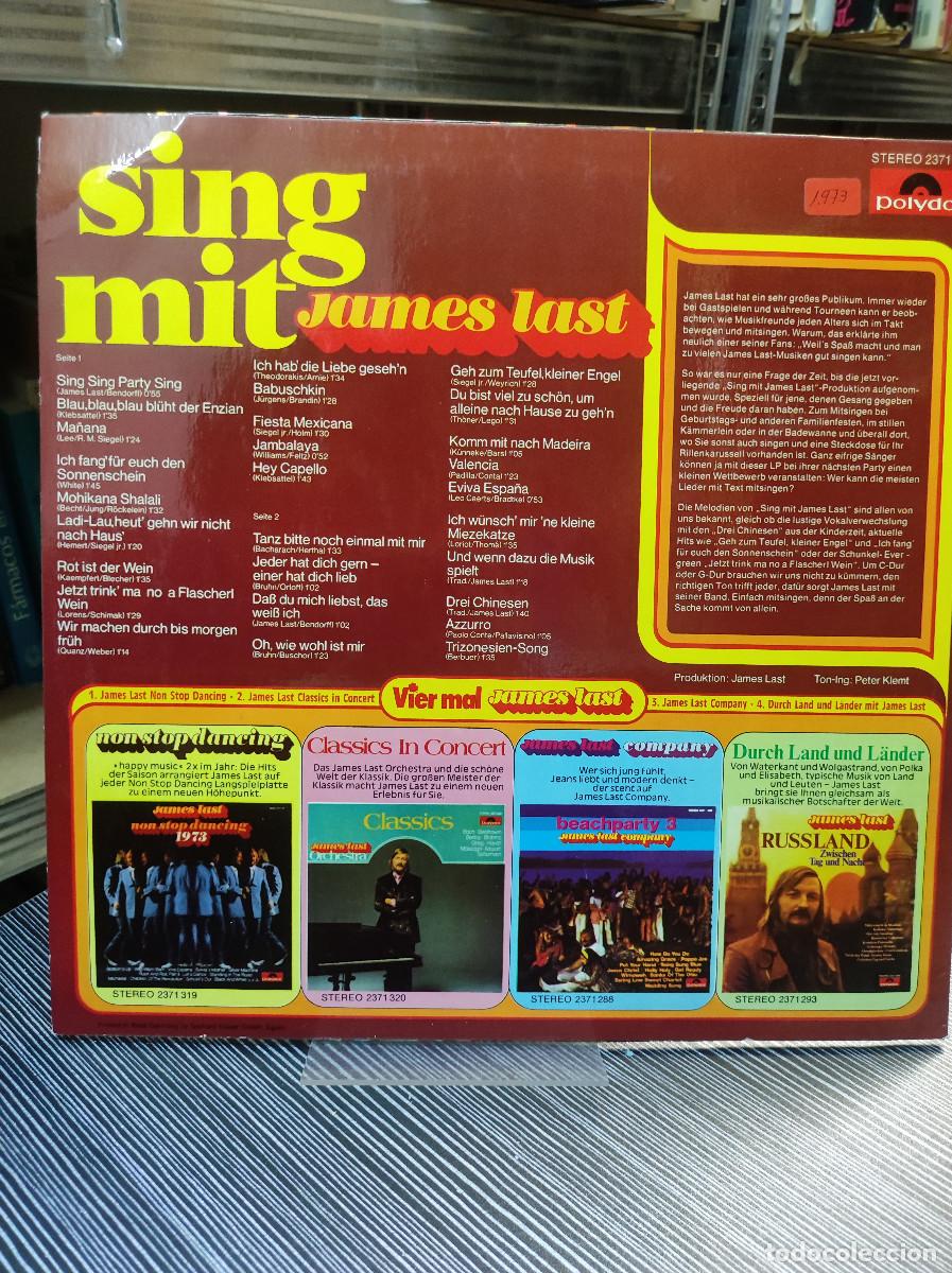Discos de vinilo: James Last &ndash; Sing Mit - Foto 2