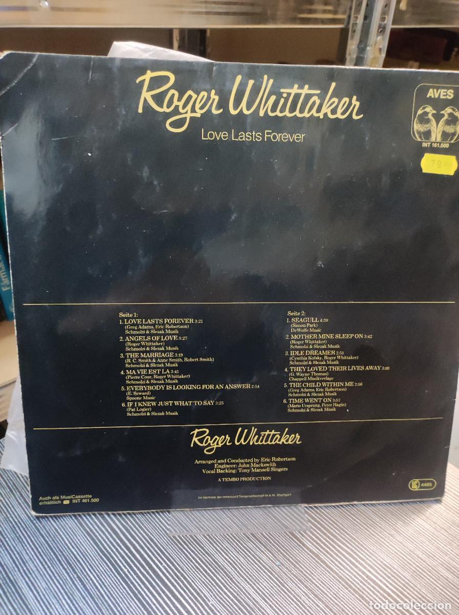 Discos de vinilo: Roger Whittaker &ndash; Love Lasts Forever - Foto 2